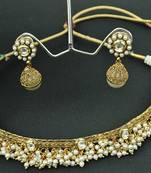 Designer Pearl & Kundan Necklace set