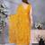 Vibrant Yellow Embroidery Work Jimmy Chu Saree with Designer Blouse