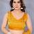 Vibrant Yellow Embroidery Work Jimmy Chu Saree with Designer Blouse