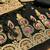 Black designer partywear paithani banarasi dress material