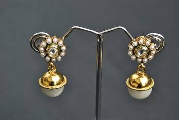 Designer Pearl & Kundan Necklace set 2