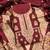 Maroon green designer partywear paithani banarasi dress material