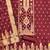 Maroon green designer partywear paithani banarasi dress material