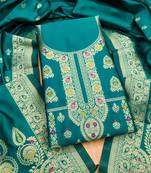 Rama designer partywear paithani banarasi dress material