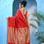 Red kanjivaram banarasi soft silk lalpari with blouse piece