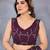 Luxury Wine Color Jimmy Chu Saree with Beautiful Embroidery Detailing