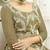 Raw Silk Embroidered Wedding Collection Anarkali Semi-Suit