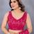 Charming Pink Embroidery Work Jimmy Chu Saree with Designer Finish