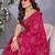 Charming Pink Embroidery Work Jimmy Chu Saree with Designer Finish