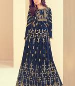 Mulbarry Silk Heavy Embroidered Anarkali Suits