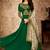 green Satin Georgette Embroidered Wedding Anarkali Designer Suits