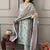 Coral Blue Printed Cotton Kurta and Pant Set with Dupatta