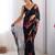 Classic Black Georgette Silk Saree with Rich Floral Print & Moti Lace Detailing