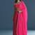 PINK SEQUINED EMBROIDERY WORK COTTON SILK WEDDING WEAR LEHENGA CHOLI WITH DUPATTA.