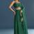 GREEN SEQUINED EMBROIDERY WORK COTTON SILK WEDDING WEAR LEHENGA CHOLI WITH DUPATTA.