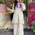 Purple silk embroidered Kurti Palazzo