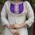 Purple silk embroidered Kurti Palazzo