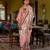 Peach Handwoven Silk Blend Saree | Traditional Party Wear