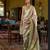 Pista Green Handwoven Silk Blend Saree | Stylish Occasion Wear