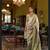 Pista Green Handwoven Silk Blend Saree | Stylish Occasion Wear