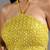 Yellow embroidered silk Co Ord Set