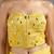 Yellow embroidered net Co Ord Set