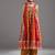 Multicolor printed silk anarkali