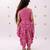 Pink printed rayon co ord set