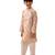 Off white printed silk kurta set