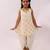 Off white printed chanderi kurta set