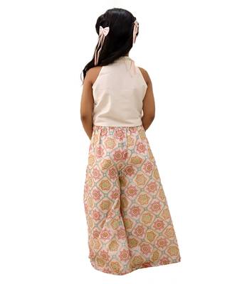 Off white printed silk co ord set 2