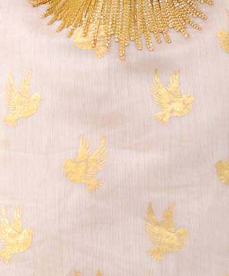 Off white printed chanderi kurta set 2