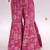 Pink printed rayon sharara