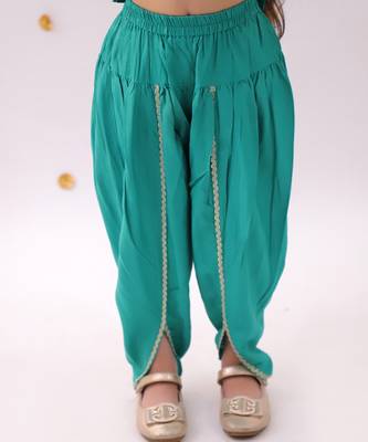 Green printed rayon co ord set 5