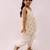 Off white printed chanderi kurta set