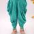 Green embroidered rayon co ord set