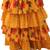 Mustard printed cotton lehenga