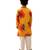 Mustard printed cotton kurta set