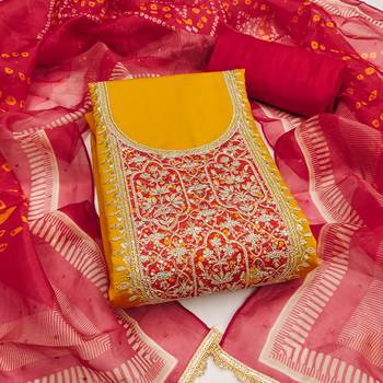  embroidery sequin & digital print cotton dress material 1