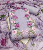  digital print & handwork premium roman cotton dress material