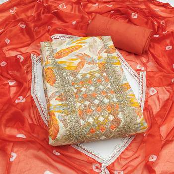  multi digital print & handwork jaam cotton dress material 1
