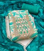 Women's multi unstitched digital print & handwork jaam cotton dress material (msmfc11606c)