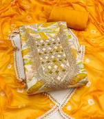 Women's multi unstitched digital print & handwork jaam cotton dress material (msmfc11606d)