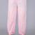 Pink cotton printed & embroidered work straight kurta bottom & dupatta set