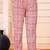 Mahroon cotton printed & embroidered work straight kurta bottom & dupatta set