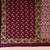 Mahroon cotton printed & embroidered work straight kurta bottom & dupatta set