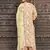 Yellow rayon printed & gota patti work kurta bottom dupatta set