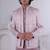 Pink jacquard embroidered indo western for mens
