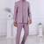Purple silk embroidered indo western for mens