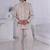 Golden silk embroidered indo western for mens